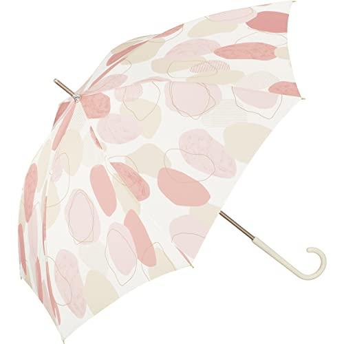 Wpc.晴雨两用 不规则图案 抗UV80% 长伞87cm 粉色