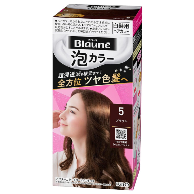 KAO 花王Blaune 白髮用泡沫染髮劑2種顏色可選