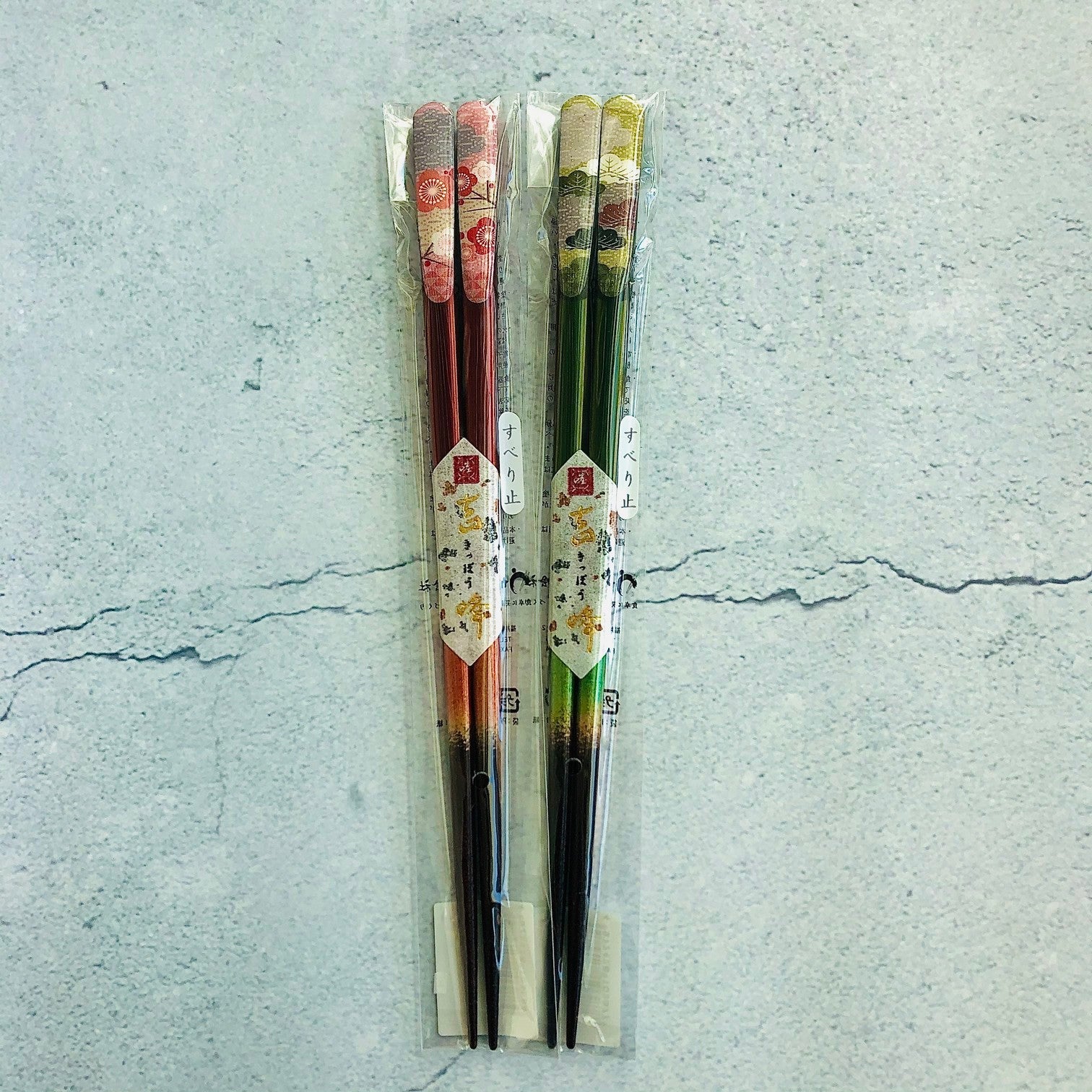 Kawai 福壽筷（單雙）23cm 紅色