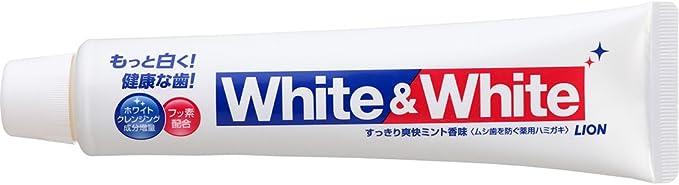 LION 狮王 White&White美白牙膏（150g）