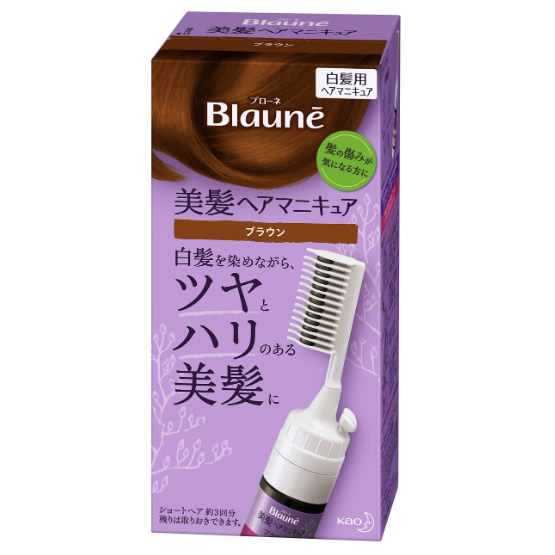 KAO 花王 Blaune 敏感发白发染发剂套装 72g 带梳子（2种颜色可选）