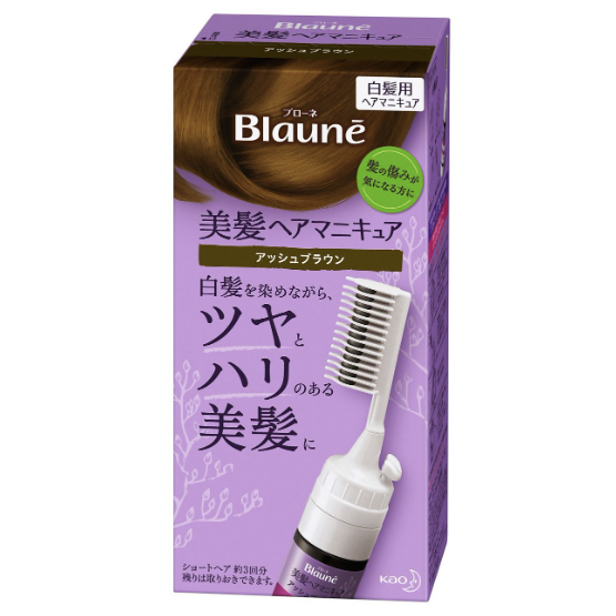 KAO 花王 Blaune 敏感发白发染发剂套装 72g 带梳子（2种颜色可选）