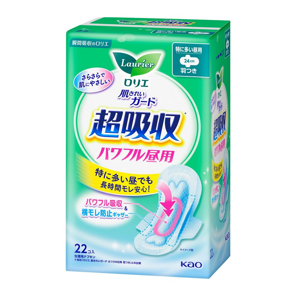 KAO 花王 乐而雅 量多日用超吸收卫生巾24cm （22枚入）