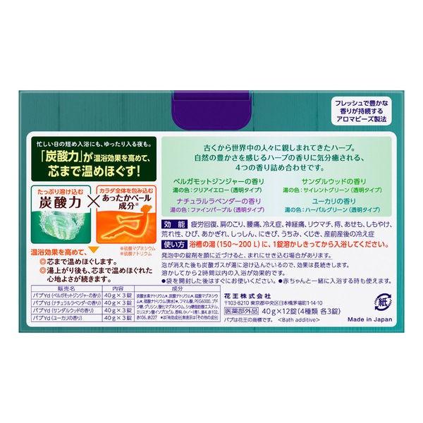 KAO 花王 碳酸跑 凉夏系列入浴剂40g×12枚入 （4种类型可选）