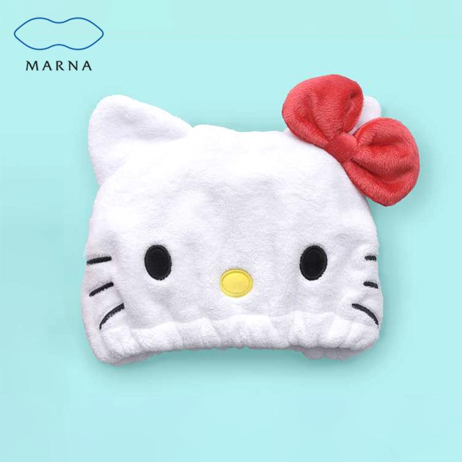 MARNA 超細纖維幹髮帽HelloKitty日本限定款