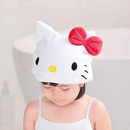 MARNA 超細纖維幹髮帽HelloKitty日本限定款