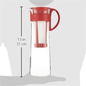 HARIO 冷萃咖啡壶1L 耐热玻璃、带过滤网，可放冰箱、洗碗机（2种颜色可选）