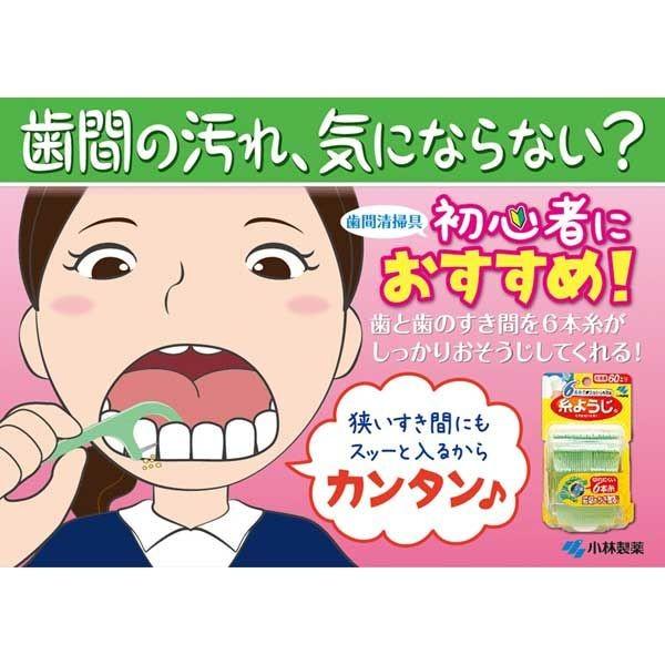 KOBAYASHI 小林製藥成人牙線棒（60枚入）