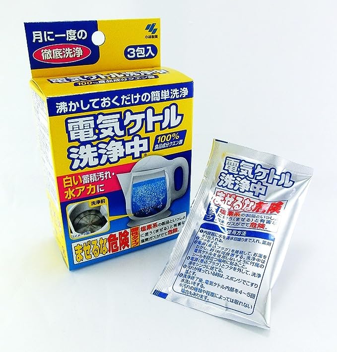 KOBAYASHI 小林製藥電熱水壺清潔劑（3包入）